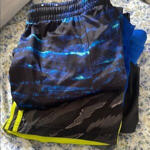 Vibrant Kids' Blue and Black Athletic Shorts 
8 pairs!! $50.00
